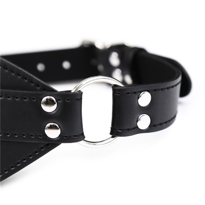 BDSM Masque pour les yeux Bondage PU cuir SM Jeu de jeu sexy bandeau pour les hommes