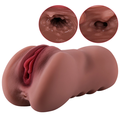 Vente à chaud bon marché facile à nettoyer élastique et inodore réaliste masturbation orale tasse de masturbation masculine