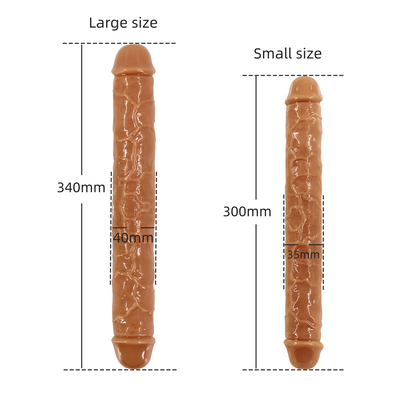 Xese Best Selling énorme double tête médicale TPE de haute qualité jouets sexuels lesbiens grosse Dildos réalistes pour les femmes