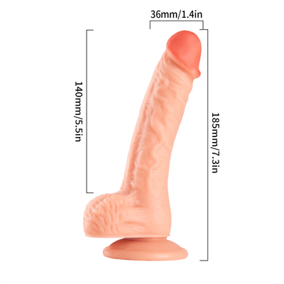 Dildos réalistes, body-safe, stimulateur de point G. Dildos avec une forte coupe d'aspiration pour les mains, jeux sexuels gratuits pour adultes.