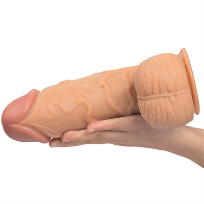 Grosse bouteille de silicone réaliste, poupée à aspirer, pénis artificiel pour femme.