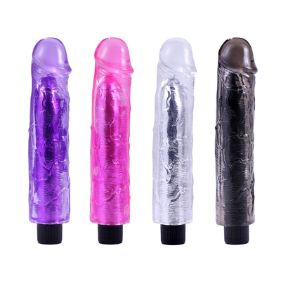 Jeux sexuels féminins réalistes vibrateur dildos stimulation du pénis vibrateur dildos pour chatte 22,5cm