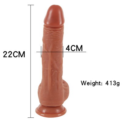 10 modes 9,6" vibrateur de gode de poussée, godes vibrants réalistes télécommandés