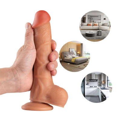 En gros Dildo en peau réaliste Dildo jouet sexuel pour adultes énorme pénis énorme Dildo jouet pour femmes