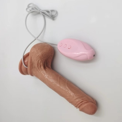 Dildos réalistes en rotation et en télescope Pénis artificiel Jouets sexuels pour femmes Jouets pour adultes Produits