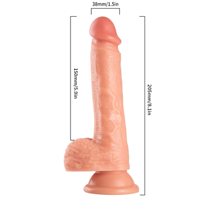 Gros, doux, long, dur, flexible, en silicone, dildo, en silicone, énorme, réaliste, poussant
