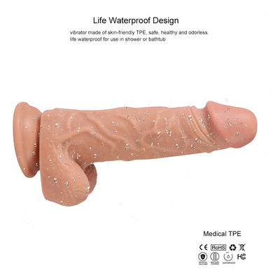 Dildo en silicone de 8 pouces avec vibrateur à télécommande sans fil Dildos rechargeables pour femmes Dildos rechargeables