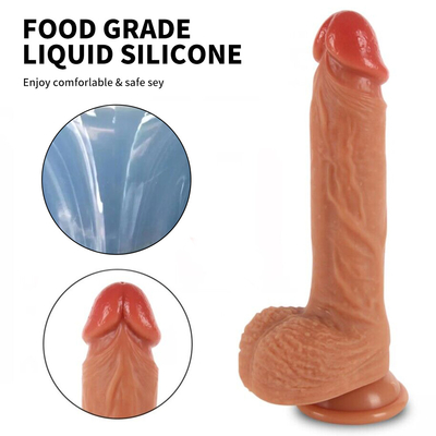 Commande à distance Poussant Dildo Vibrator en gros Jouet sexuel Corps Vibration sûre Rotation Realiste Dildo pour les femmes et les hommes