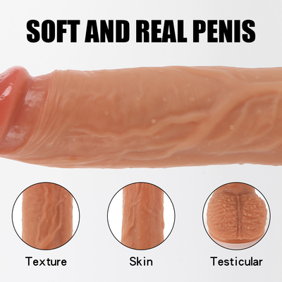 Commande à distance Poussant Dildo Vibrator en gros Jouet sexuel Corps Vibration sûre Rotation Realiste Dildo pour les femmes et les hommes