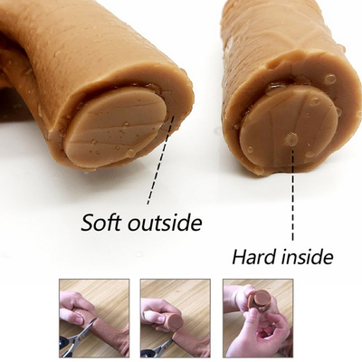 Téléscopique Vibration Poussant Realiste Dildo Femme Masturbation Avec une tasse d'aspiration