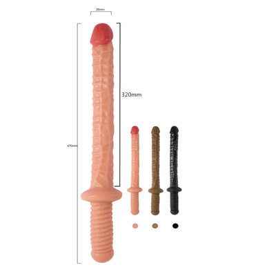 Enorme jouets réalistes pour adultes Dildo en gros pour femme Femmes Doux Flexible Réaliste Marron Avec en gros