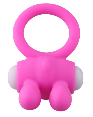Anneau de coq de lapin Vibrateur Penis Anneau avec des perles pour stimulation supplémentaire
