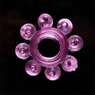 Matériel en caoutchouc mou de Ring Adult Sex Product Sleeve de coq imperméable de pénis