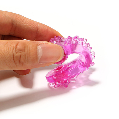 Cock Ring Vibrator Penis Ring avec des perles pour une stimulation supplémentaire