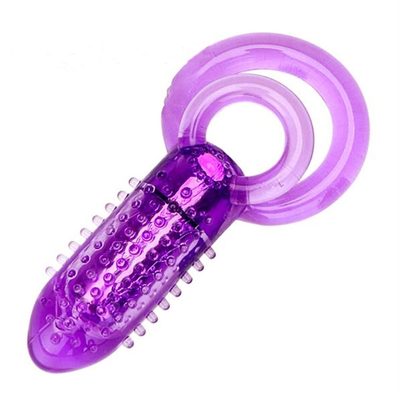 Double moteur doigt mini vibrateur clitoridienne anal chatte femmes adultes couple doigt vibrateur