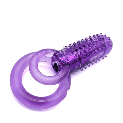 Double moteur doigt mini vibrateur clitoridienne anal chatte femmes adultes couple doigt vibrateur