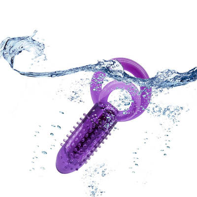 Double moteur doigt mini vibrateur clitoridienne anal chatte femmes adultes couple doigt vibrateur
