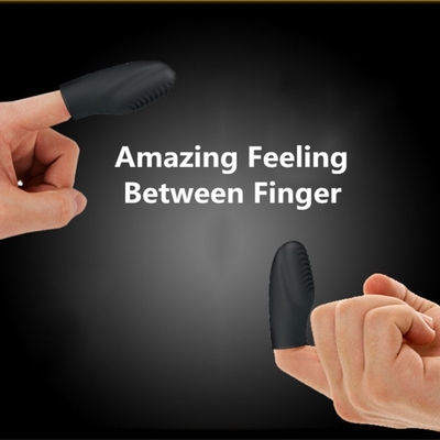 Jouets de masturbation féminine de haute qualité Interfinger Amoureux Vibrateur de doigts féminin Jouets sexuels