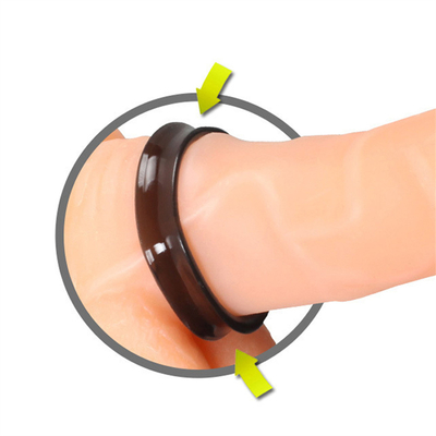 Des bagues de pénis de silicone réglables jouets sexuels pour hommes