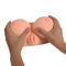 Canaux anaux de grand du sein 3D de silicone de sexe vagin de poupée doubles jeunes pour les hommes