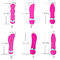 GSV-03 sexe de vente chaud Toy Women de vibrateur de tache de l'ABS G d'Amzon de versions différentes de la série 6 mini