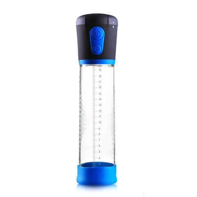 Le sexe masculin automatique de supplément de pompe d'élargissement joue transparent imperméable de 100%