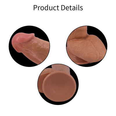 Couleurs personnalisées Disponible Dildos en PVC noir pour femmes Enormes jouets sexuels réalistes