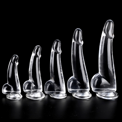 Tasse transparente d'aspiration de Toy Big Thick Dildo With de sexe de godemiché de 8,6 pouces