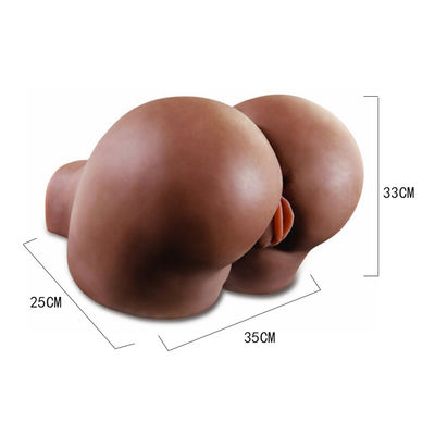Jouet masculin de sexe de Masturbator d'âne de gros de femmes de bande de silicone vagin réaliste de chat grand pour les hommes