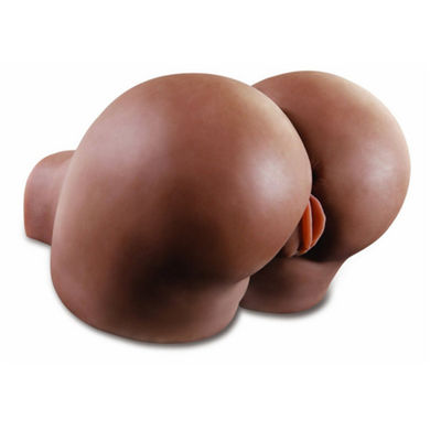 Jouet masculin de sexe de Masturbator d'âne de gros de femmes de bande de silicone vagin réaliste de chat grand pour les hommes