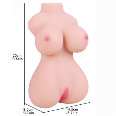 Le sexe réaliste d'amour de poupée adulte de sexe joue le grand sein que les longues jambes laissent tomber la poupée de sexe de figure pour le demi corps des hommes