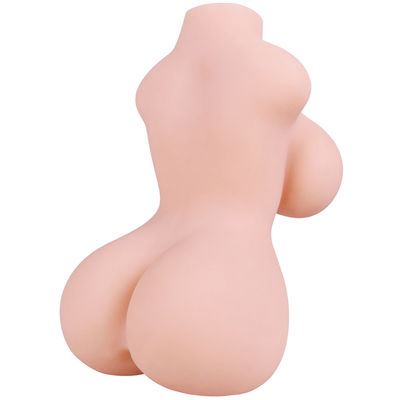 Le sexe réaliste d'amour de poupée adulte de sexe joue le grand sein que les longues jambes laissent tomber la poupée de sexe de figure pour le demi corps des hommes