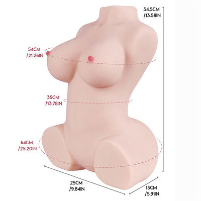 Vente supérieure poupée masculine de torse de Toy Real Women Modeling Pussy de sexe de 10 kilogrammes pour le Masturbator de l'homme