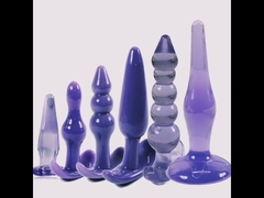 Plug anal, plug anal, 6 pièces pour hommes et femmes, perles anales, jouets stimulateurs de la prostate, jouets anaux, jouets sexuels anaux, ensemble de plugs en silicone, plugs anaux, jouets sexuels, jouets pour adultes, jouets pour le plaisir sexuel des